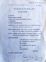 Tamkó Sirató Károly kézirata dedikálva