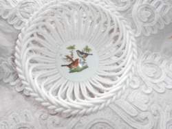 Herendi Rothschild Pattern Basket-Shaped - Candy Serving Dish