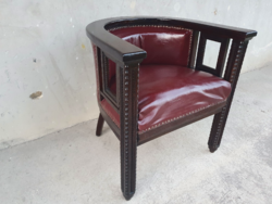 Eredeti korai art deco késői szecesszió patkó formájú különleges fotel Cca 1910.