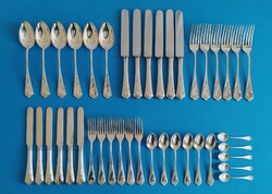 Set of 6 Silver Cutlery in Klinkosch Baroque Style