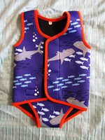 Neoprén fürdőruha, úszóruha kisgyereknek, pici babának 50 cm mellbőség