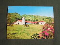 Képeslap,Közép Amerika,Costa Rica,Cartago,Orosi templom látkép,részlet,1980-