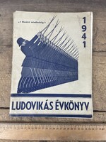 -AV561- Régi Könyv Ludovikás Évkönyv 1941.
