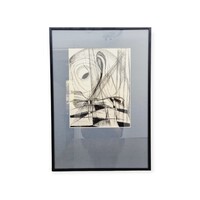 Szász Károly István: Mátraháza, 1966 grafika- 52894