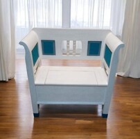 Népi Karos lóca ,fa láda ,karosláda,  felnyitós karos pad