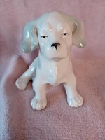 2508/9 Antik porcelán kutya figura