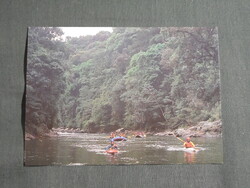 Képeslap,Közép Amerika,Costa Rica,Limón,Reventazon folyó,kajak túra látkép,részlet,1980-