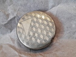 Antik alpakka gyógyszeres szelence