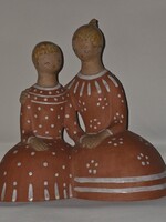 Jelzett Berkovits Anna kerámia páros figura
