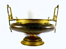 XIX. sz. vége ANTIK HISTORIZÁLÓ KIVEHETŐ BETÉTES ÜLTETŐ KASPÓ - JARDINIERE !