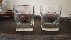 Ballantine's whiskys pohár 2 db.