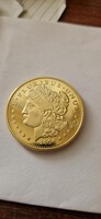 USA 1 $ 1896 - arany színű érem másolata. Csak 1000 ft !!