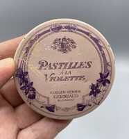 Régi fémdoboz Kugler Henrik GERBEAUD Violette 1900-1920