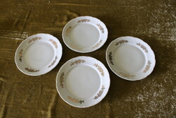 Mitterteich Bavaria porcelán süteményes tányér arany rózsaminta