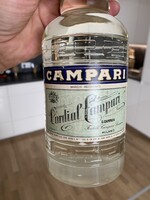 Campari cordial from 1970, unopened and undamaged