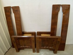 Biedermeier ágykeret, 2 db
