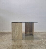 Természetes kő dohányzóasztal mcm, vintage