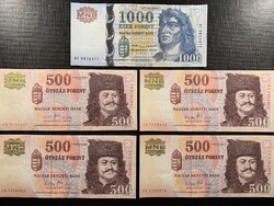*** Erősebb ropogós kivont forint bankjegyek ***