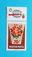 (Z) 1962. Rózsák I. - 20f-es érték felső emblémás ívszéllel** - (Kat.: 200.-) - LEÍRÁS!!!