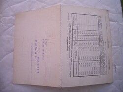 Madách Színház bérlet megrendelőlap 1971