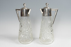 Ezüst páros karaffa