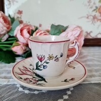 Fajansz Luneville kávés csésze