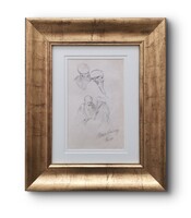 Munkácsy Mihály: Vázlat a "Krisztus Pilátus előtt" c. festményhez