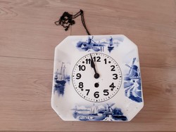 Ritka Delft Porcelán Falióra