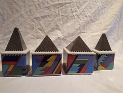 Rosenthal studio-linie pop-art porcelán fűszertartók Barbara Brenner terve