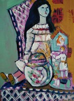 Darmo Éva :  Porcelán baba portréja