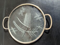 Art Deco silver-plated tray. Negotiable