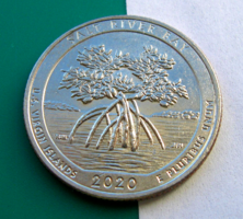 USA - ¼ Dollár -  2020 - VIRGIN ISLANDS - Salt River Bay Nemzeti Történelmi Park - Emlékérme