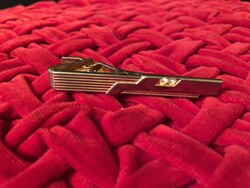 Régi aranyozott nyakkendő csipesz