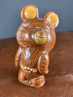 Antik orosz olimpiás Misa maci kerámia