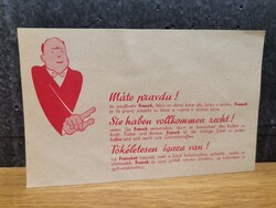 Franck kávé reklám lap
