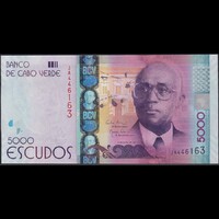 Cape / Cabo Verde / Zöld-foki-szigetek 5000 Escudos 2014 P-75 UNC