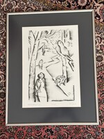 Molnár C Pál grafika