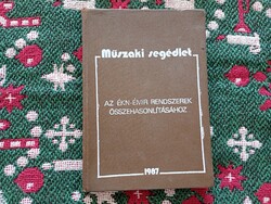 Könyv 103 - Műszaki segédlet - Az ÉKN-ÉMIR rendszerek összehasonlításához 1987