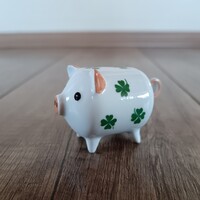 Ritka Aquincum porcelán szerencsemalac figura