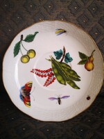 Fischer Mór, gyümölcs mintás Herendi tányér, 1861