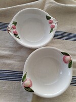 Kerámia, konyhai tálka - " vidéki idill  / 2db.