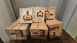 John Hojas de la Habana 10 szivar karton hüvely soha nem használt 1930-as Havanna Kuba