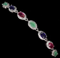 Valodi Rubin Smaragd Zafir 925 Ezust Karperec