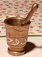 RÉGI KIS RÉZ MOZSÁR TÖRŐVEL (G30)