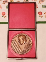 BRONZE PLAQUE-LENIN-IN BOX (G30)