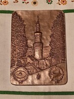 BRONZE PLAQUE SOPRON (G30)