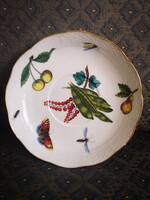 Fischer Mór, gyümölcs mintás Herendi tányér, 1861