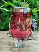 Josef Hospodka Bohemia Glass vastag üveg váza