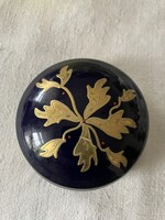 Bonbonier Kobaltkék aranyozott Hennenberg