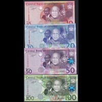 Lesotho 10-100 Maloti 2010 (4 db-os szett) UNC
